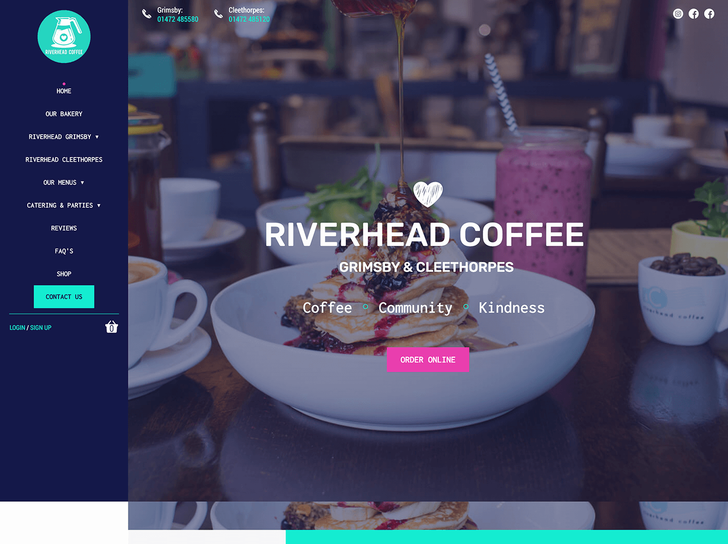Riverhead Coffee Website