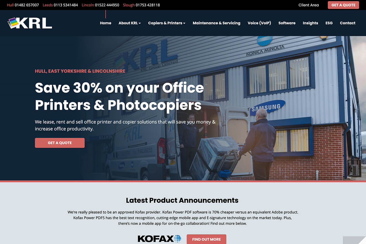 KRL max package website by it'seeze hull