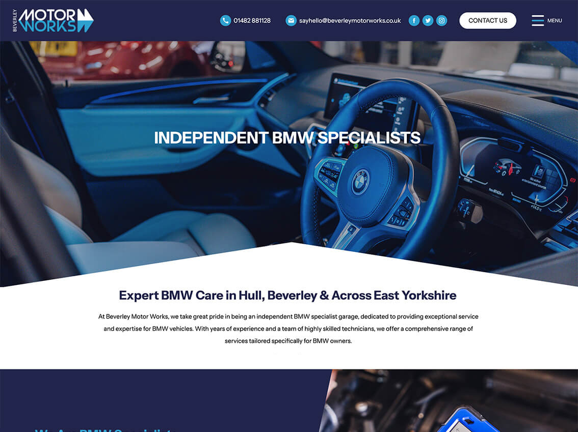 Beverley Motor Works website