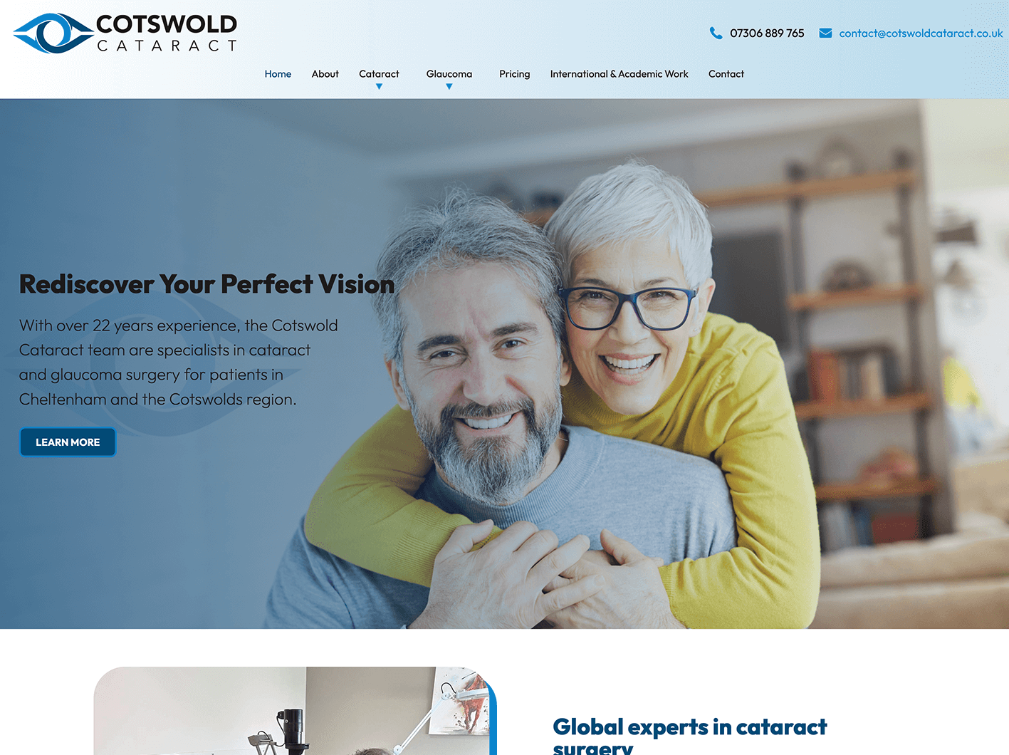 Cotswolds cataracts website