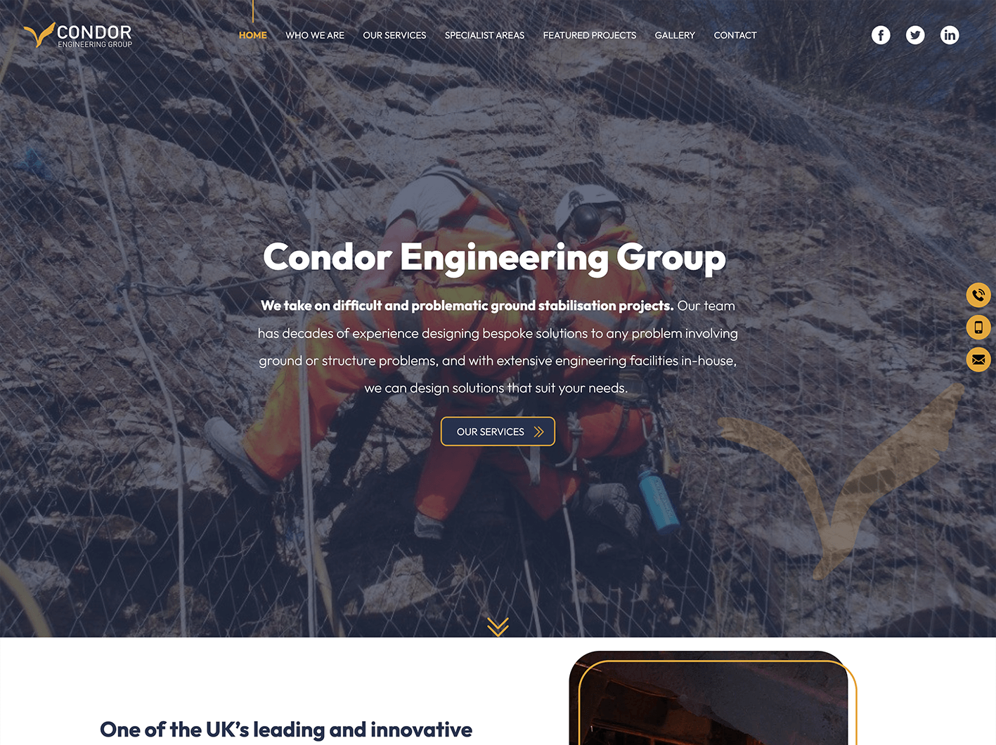 Condor Engineering Website