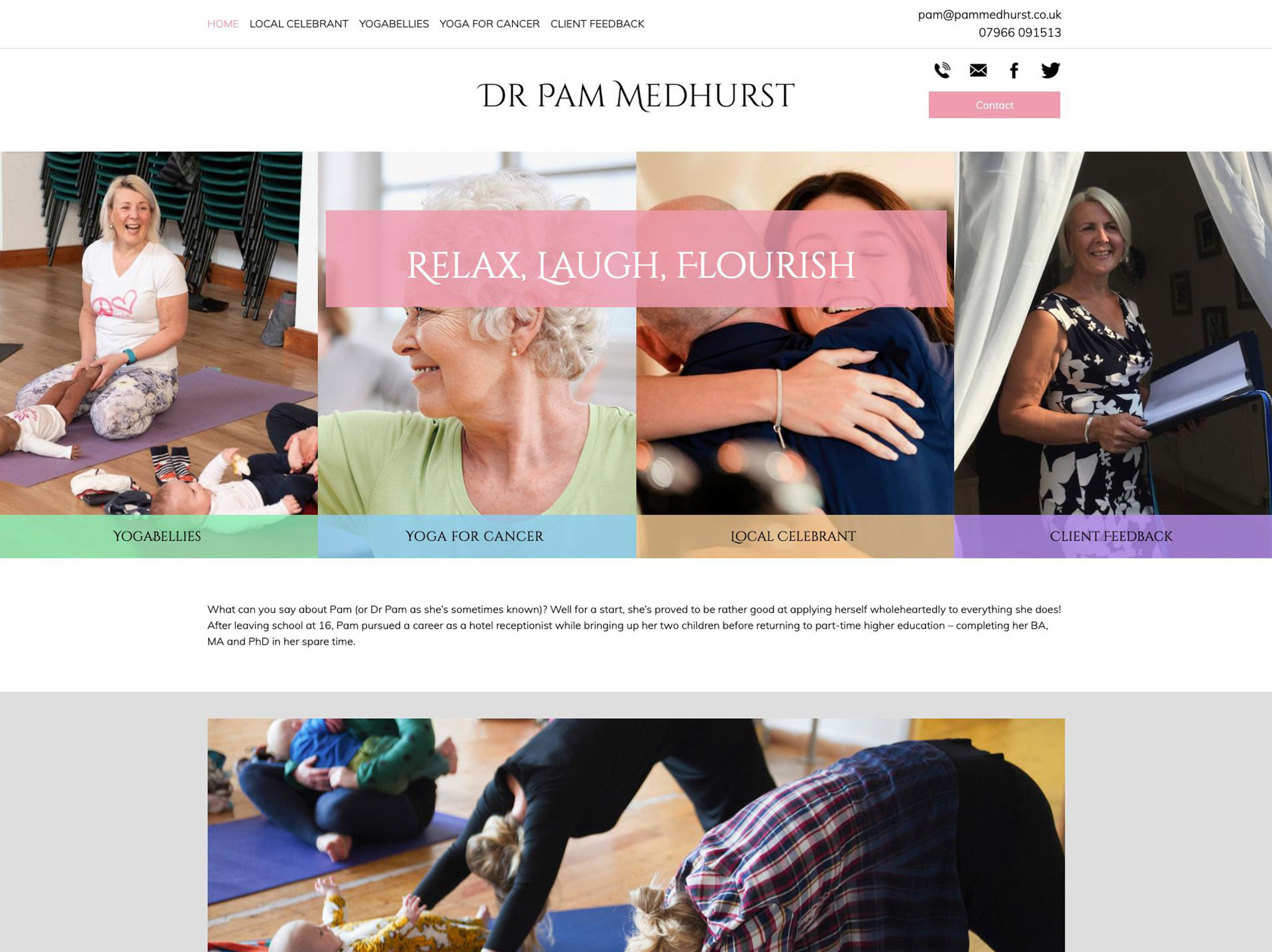 Dr Pam Medhurst website