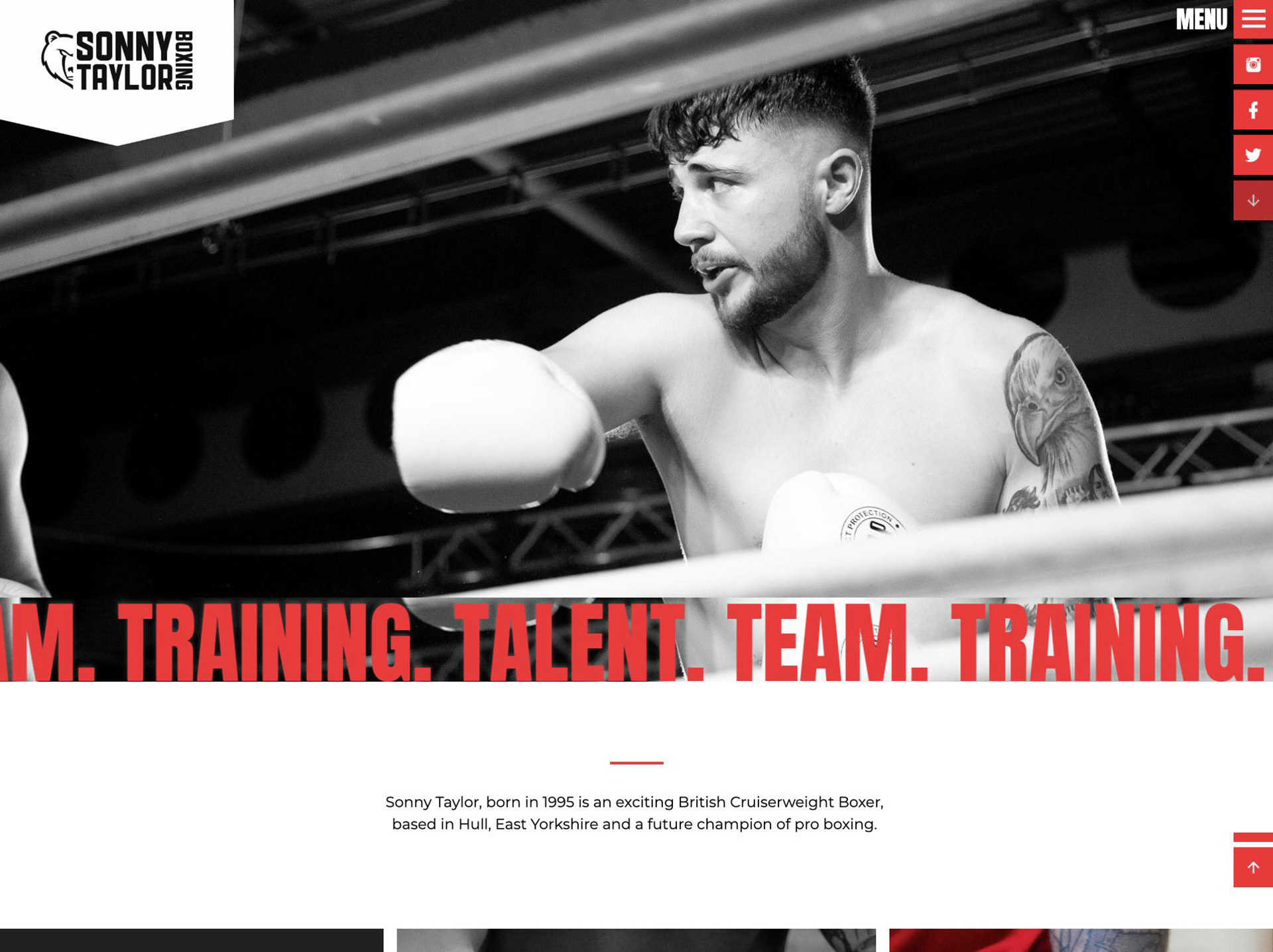 Sonny Taylor Boxing website