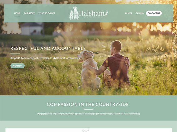 Halsham Pet Crematorium website