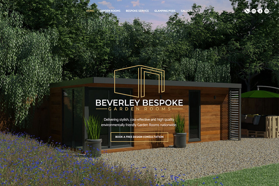 Beverley bespoke website by it'seeze web design Hull
